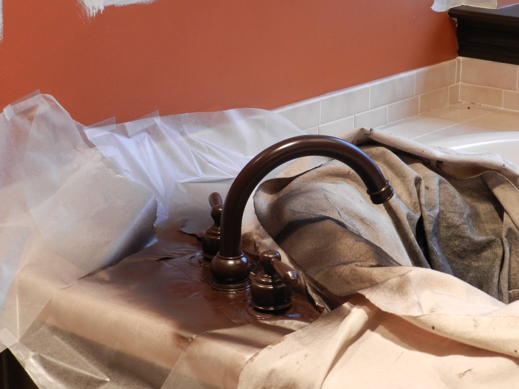 painted faucet