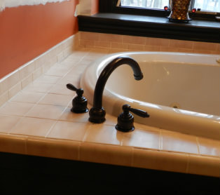 painted faucet